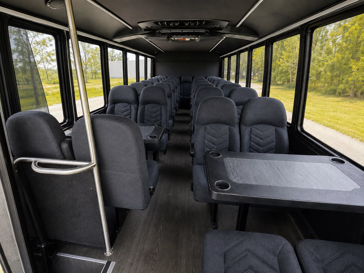 airport transfer buses for wedding guests flying into sna or lax