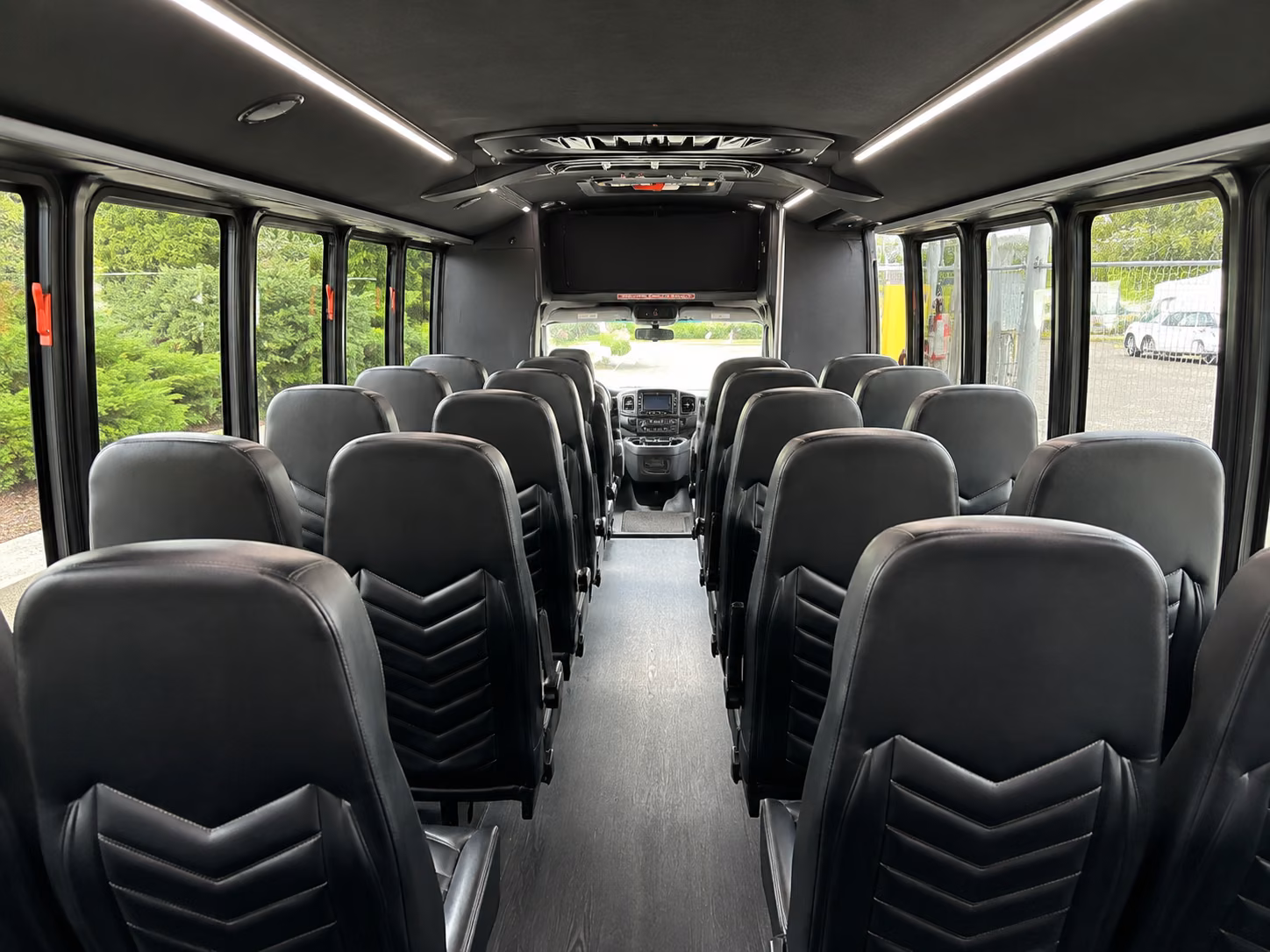 lake forest 20 passenger minibus interior