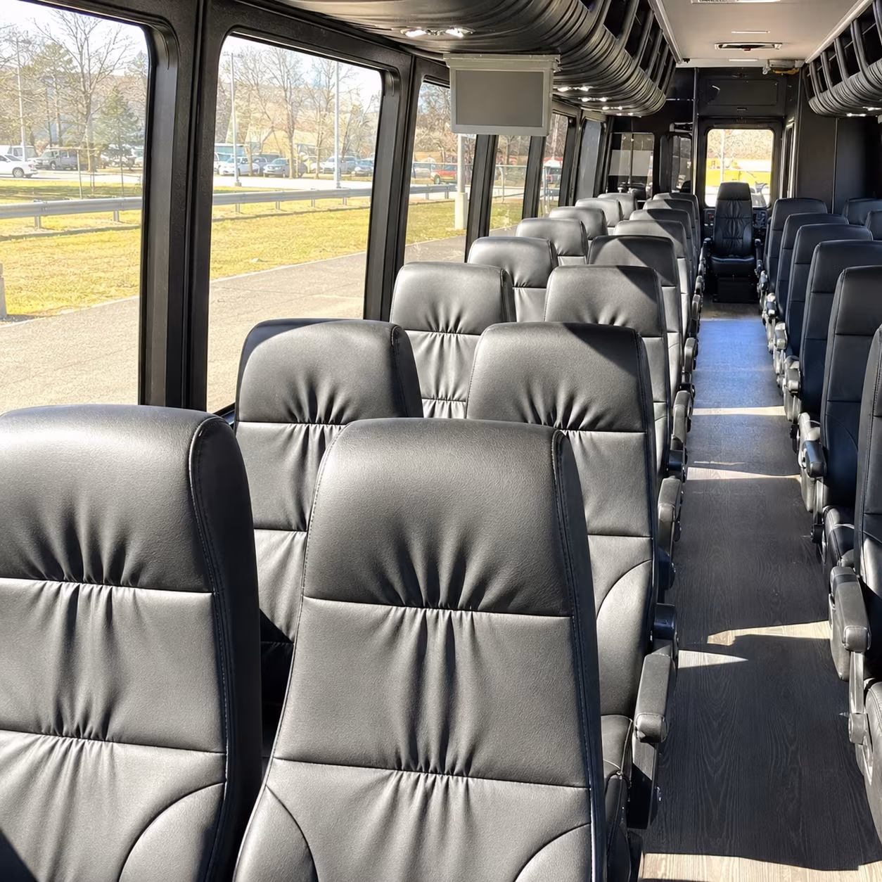 lake forest 30 passenger minibus interior