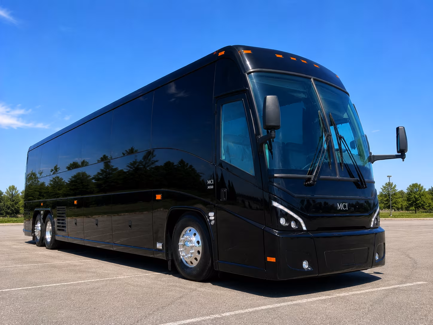 lake forest 56 passenger charter bus