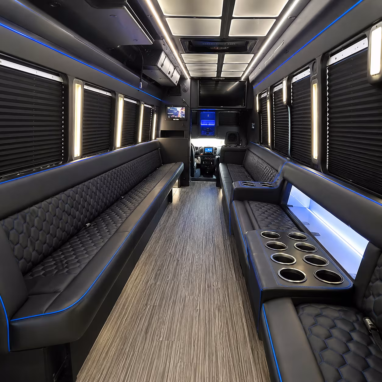lake forest party bus rentals inside