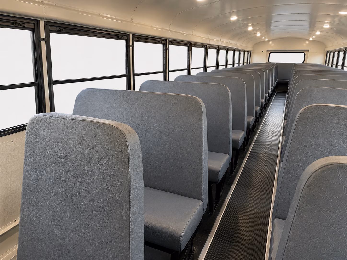 lake forest school bus inside