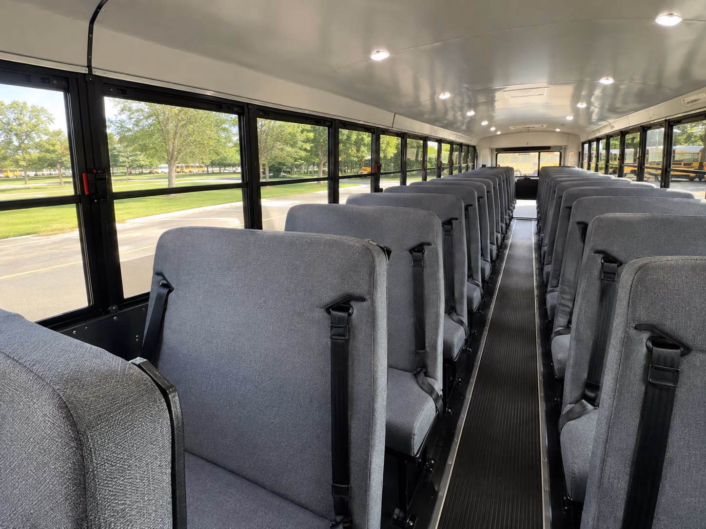 lake forest school bus interior
