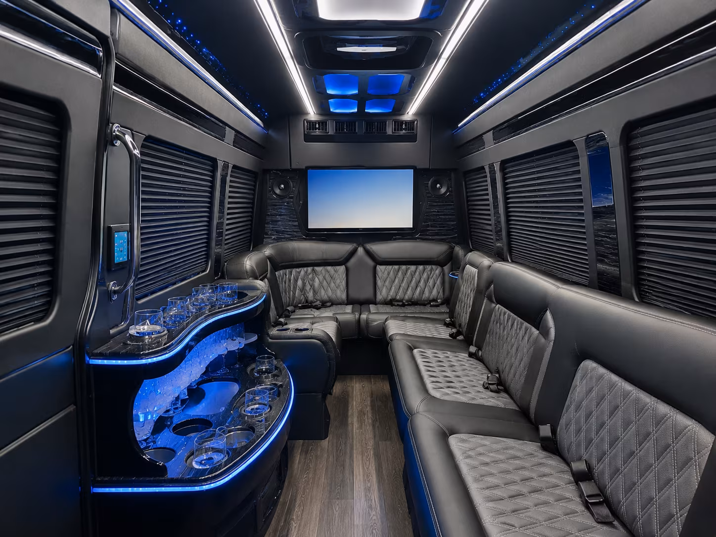 rehearsal dinner bus rentals across south orange county