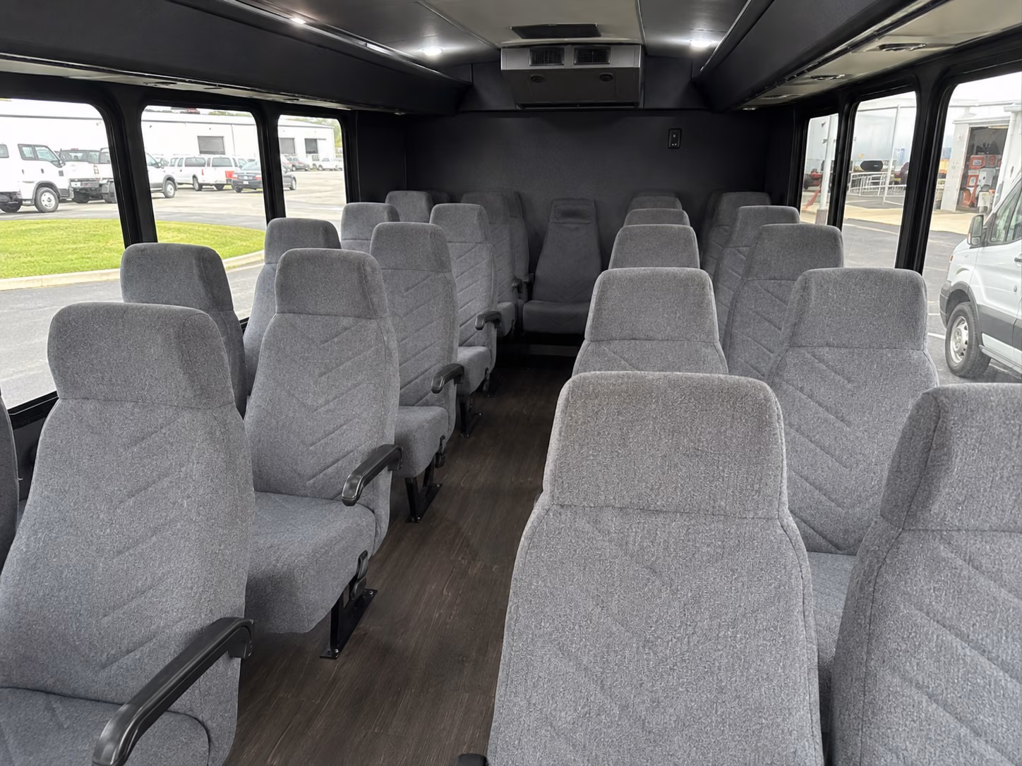 wedding guest shuttle buses between lake forest hotels and venues